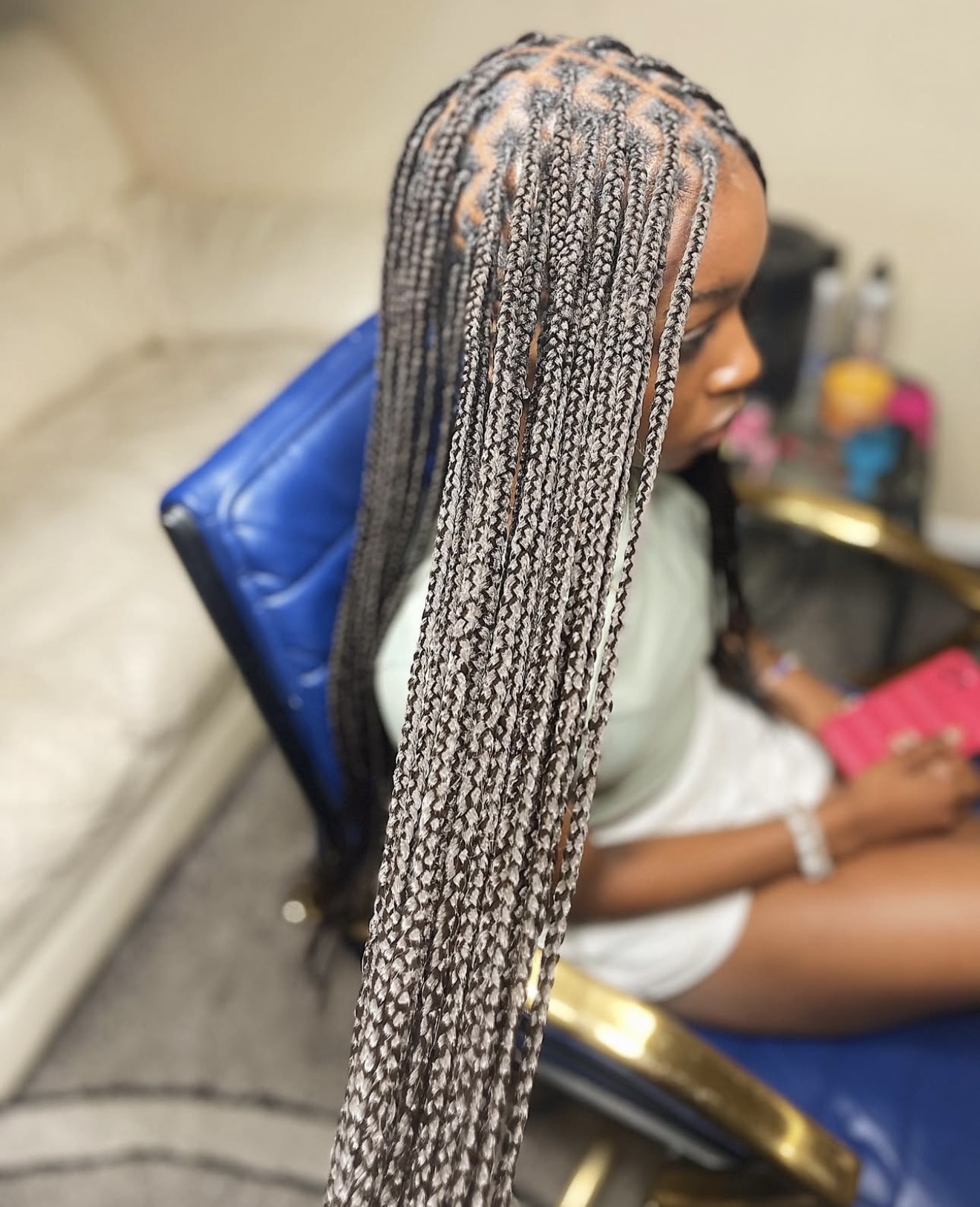 Small Knotless Braids